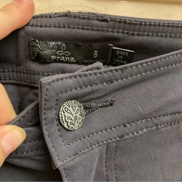 Prana gray active pants size 8 style #W4118SH09 - Picture 4 of 16